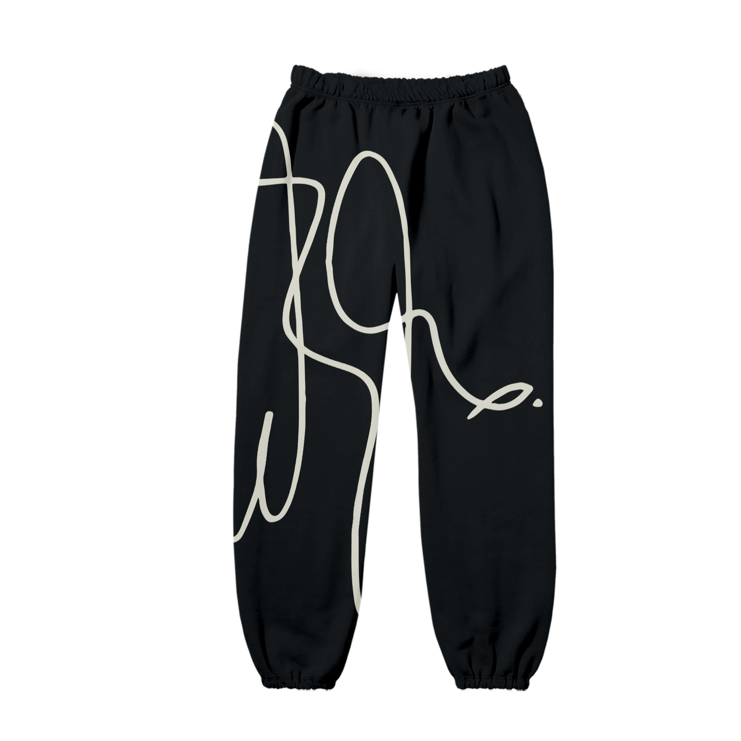 Black Signature Sweatpants