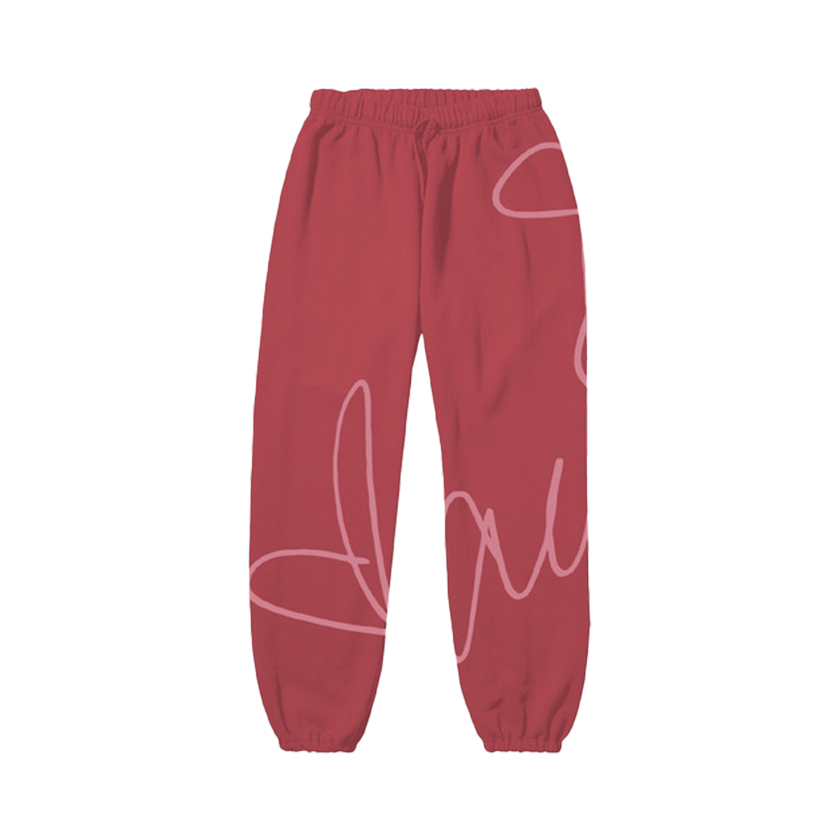 Red Signature Sweatpants