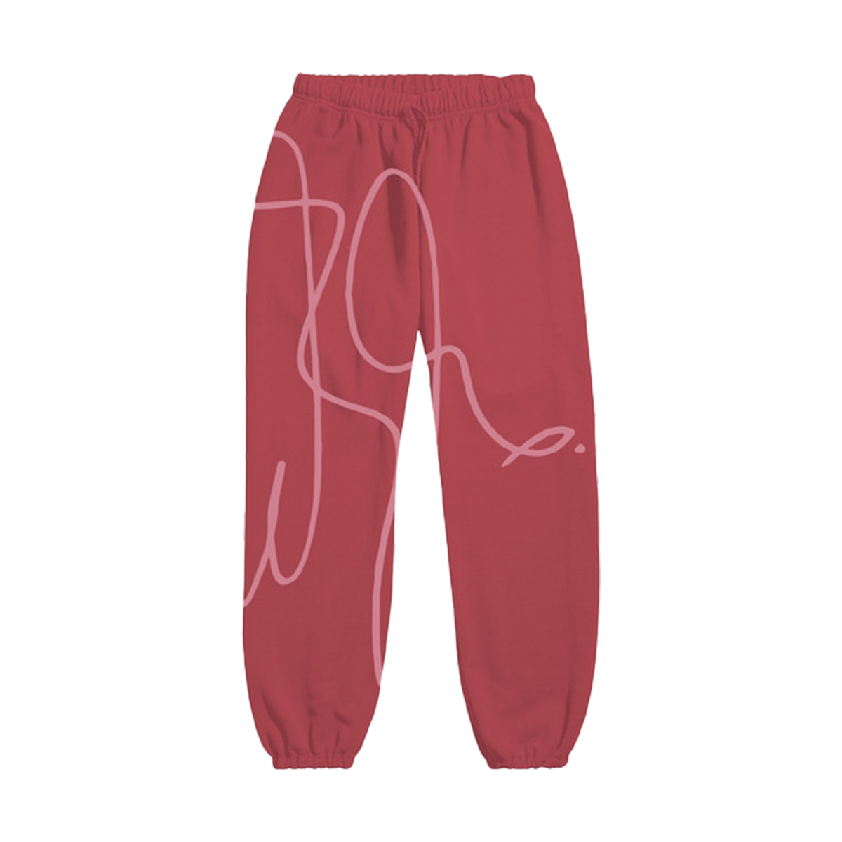 Red Signature Sweatpants