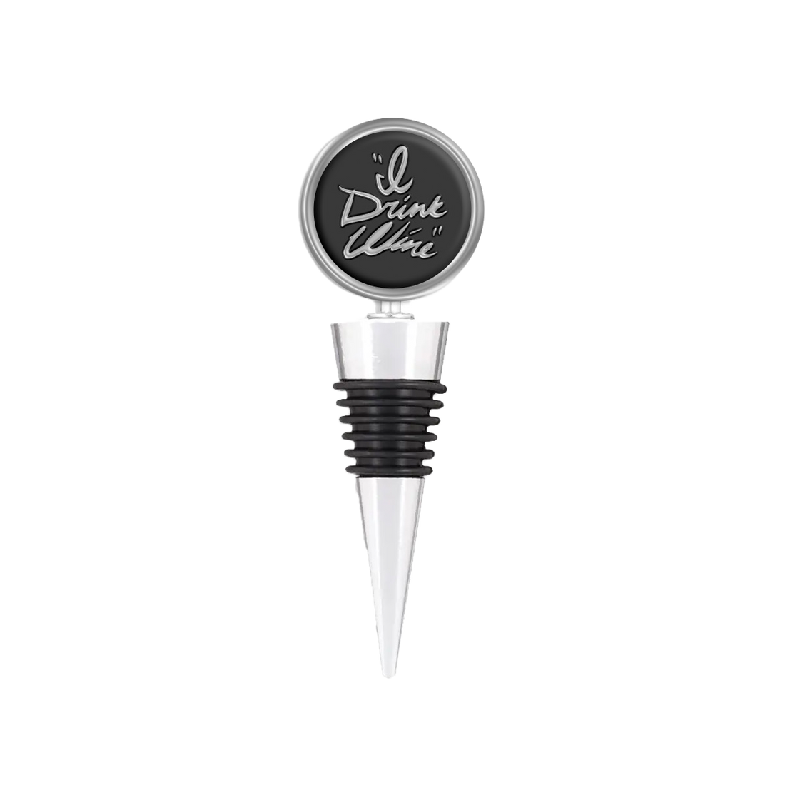 'I Drink Wine' Wine Stopper